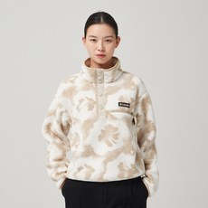 브랜드정품 컬럼비아 COLUMBIA 여성 헬베시아 II 프린티드 하프스냅 플리스 풀오버 354642