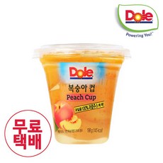 dole 돌 후룻컵 간편 컵과일 통조림 3종 - 파인애플 망고 복숭아, 후룻컵198g, 6개