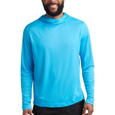 Spyder 남성용 썬 후디 - 빠른 건조 경량 UPF 50+ 자외선 차단 긴소매 래쉬가드 수영 셔츠 남성용 칼리 블루 미디엄 153209