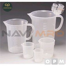 [삼일오품] 계량비이커 교구비이커 교구용비커 플라스틱 비이커 KA00 14 1EA 3000ml/손잡이 부착