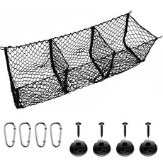 폭스바겐 아마록 2H NF 4x4 2010-on 3 포켓 카고 네트 트렁크 수화물 보관 주최자 메쉬, 3 pockets, 1개