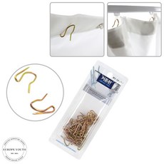 커튼핀 바늘 고리 50개 커텐 레일 철핀 고리