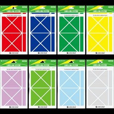 칼라 분류용 스티커 목록 포인트 326-1 66x45mm 체크용 표기용 서류분류 화일명 중요표시 (옵션 : 은색), 1개