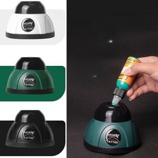 잉크 교반기 프라모델 잉크 믹서 반영구 화장 쉐이커, C. 플러그인 5200rpm (녹색)