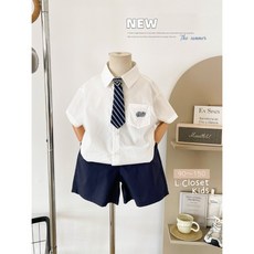 LC.kids 夏日紳士學院襯衫套裝