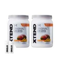 엑스텐드 BCAA 50서빙 망고맛 2통 쉐이커, BCAA 엑스텐드 포도맛 2통, 쉐이커 미포함