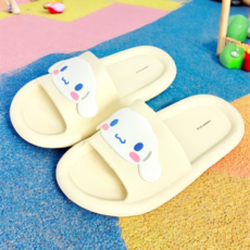 산리오 시나모롤 아동 슬리퍼 경량 발편한 캐릭터 어린이 키즈 아이보리