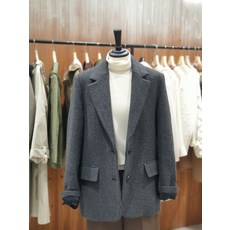 [백화점 홈쇼핑 정품] 지컷 체크 패턴 노치트 라펠 자켓 7215110102