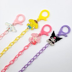 캐릭터 아크릴 폼폼푸린 시나모롤 쿠로미 마이멜로디 마스크스트랩