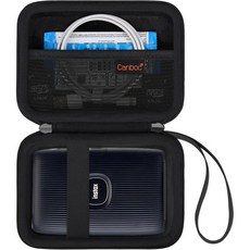 캔복 휴대용 케이스 후지필름 인스타엑스 미니 링크 3 2 1 스마트폰 프린터 메시 포켓 인스턴트 필름 케이블 수납 가능 핑크 케이스만 해당, T-블랙