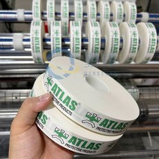 종이밴딩기 밴딩끈 종이테이프 롤포장 화장지 포장 스트랩, 1개, 주문 제작 인쇄 로고 고객 서비스 문의