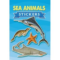 [원서] 페이퍼백 도서 바다 동물 스티커 (도버 리틀 액티비티 북: paperback Book Sea Animals Stickers (Dover Little Activity B