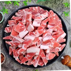 뒷고기 목덜미살 뒤덜미살 꼬들살 통두께 5KG 목심, 1개