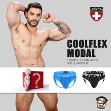 美國 ANDREW CHRISTIAN 酷彈系列更衣室舒適後空褲 COOLFLEX MODAL LOCKER ROOM, 觸電藍,S 28-31英吋