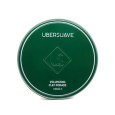 UBERSUAVE 豐盈髮泥 Volumizing Clay Pomade 100ml 綠罐, 1個, 單瓶 UBERSUAVE)-綠罐