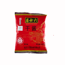 【黃氏商行】六必居黃豆醬 乾醬 干醬 黃豆醬 乾黃醬 拌麵醬 炸醬麵醬料 老北京炸醬麵調味料, 1個, 250g