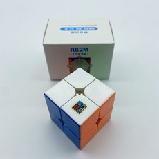 2X2 MoYu RS2M Evolution 큐브 22 자석큐브 선수용 큐브 222 / 30개이상 구매시 마론 8색펜 1개 증정, 혼합색상