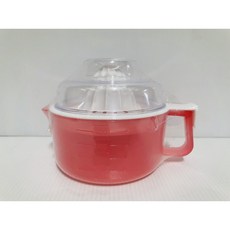 手動果汁機 壓汁器 壓榨器 壓榨汁機 壓果轉汁器, 紅色(台灣製)