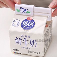 은우네 우유팩 홀더 팩음료밀봉클립, 1개