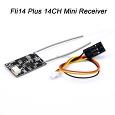 Fli14 + Plus 14CH 수신기 (RSSI 출력 포함) FS i6 i10 Turnigy I6S RC 원격 제어용 Flysky AFHDS-2A 호환, 02 2pcs
