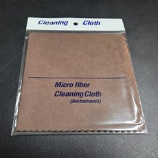 BGM 국산 악기 청소용 극세사 융 천 수건 클리너, 1개, 밤색