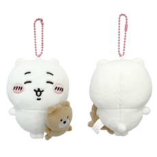 먼작귀 스트레스볼 키링 인형 가방고리, 1개, 치이카와_화이트, 12cm