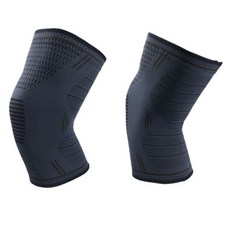 Vakedy 무릎보호대 슬개골 관절 보호 농구 러닝 헬스, 블랙, 2개