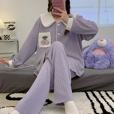 춘추여름산후복6535자가드면임산후수유파자마