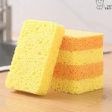 주방 설거지 양면 사용 거품 발생 기름때 제거 그릇 프라이팬 세척 청소 도구, 1개