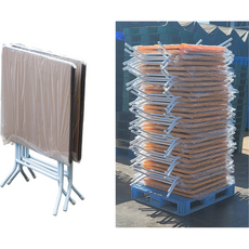 파랑 야외 파라솔 정사각 편의점 플라스틱 포차 편안한 테이블 미니탁자 접이식 포장마차 1개, 상세페이지 참조