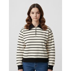 매장정품 HANGTEN 행텐 TEENS 틴즈 여아 니트 스트라이프 집업 티셔츠_025(14540-131-803-05) 14540-131-803-05 1074191