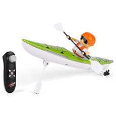 [타임딜] LED 조명 리모컨 보트 RC 카약 혁신적인 사랑 패들링 디자인 어린이를 위한 여름 물 장난감 2.4Ghz, 01 Green, 01 CHINA, 1개