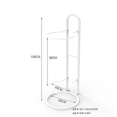 헬스기구 요가볼 짐볼 수납랙 피트니스 정리대 실내운동기구 보관 선반, 2개
