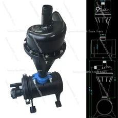 23 4 cun 모래 자갈 원심 필터 마이크로 스프레이 드립 스프링클러 관개 농업용 물 여과 시스템
