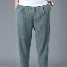 남자 밴딩 쿨바지 여름 9부 팬츠