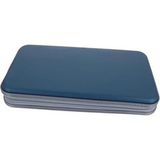 도이툴 80개 슬롯 하드 CD 저장 케이스 견고한 디스크 보호기 여행 가정 정리용 컴팩트 DVD 정리함 내구성 있는 슬리브 포함 저장용, Blue, 28X16CM