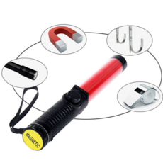 휴대용 경광봉 마그네틱 유도봉 비상등 교통 정리 안전 야간 자동차 경광등 구조봉 작업등 손전등 캠핑용, 휘슬후레쉬 경광봉, 1