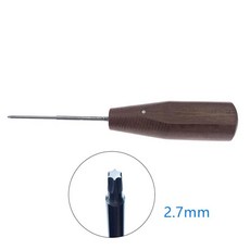 나무 손잡이가있는 뼈 스크루 드라이버 육각 머리 애완 동물 도구, Color: 11. 1pc  2.7mm, 1개