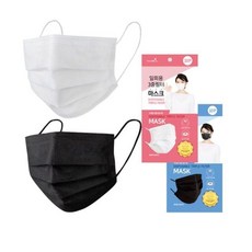 3중필터 일회용마스크 10매입 대형 화이트art5+7qli