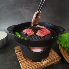 감성요리 고기불판 미니 무쇠주물화로 소형화로 미니스토브 소품