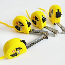 建築測量工具蝸牛捲尺5米盒尺工程鋼卷, 1件, 2m/12.5mm白漆尺帶:如圖