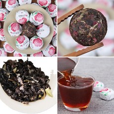 菊花普洱茶 特級老茶葉, 1個, 玫瑰花普洱熟茶*10粒