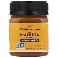웨더스푼 로우 마누카 허니 MGO 400+ Wedderspoon Raw Manuka Honey MGO 400+ 250g, 1개