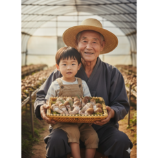 1+1 [무농약산지] 친환경 참송이버섯 산지 수확 직송 가정용 업소용 선물용 1박스 가정용/식당용/선물용(500g+500g), 1개, 최상급(선물용)1kg