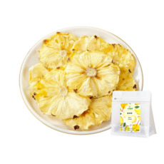 台灣製鳳梨乾 果乾水 水果茶 天然無添加 無糖果乾, 1個, 1包（80g）, 80g