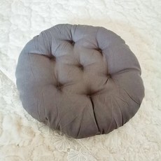 해피유통 다용도 양면 원형 방석 귀여운 캐릭터 디자인 푹신한 면 쿠션, 30*30, 15