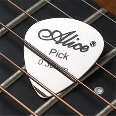 앨리스 메탈 기타 피크 5개/10개 내구성 있는 전문가용 베이스 우쿨렐레 악세사리, 01 24.6x23.7x23.2mm