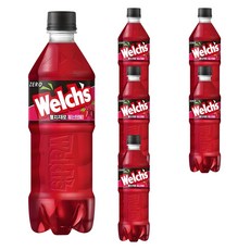 Welch's 威氏 零卡氣泡飲 草莓櫻桃口味, 6瓶, 600ml