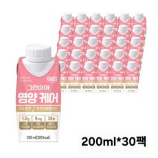 그린비아 영양케어 구수한맛 완전균형영양식, 200ml, 30개