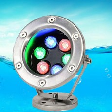 수중 LED등 풀등 연못 수영장 물밑등 야외 분수등, AQ. 3W 중성등 DC24V, 3W 뉴트럴 DC24V, 1개